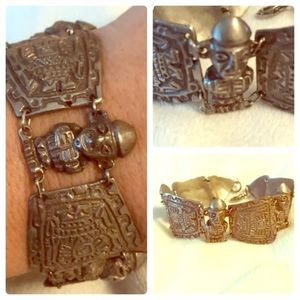 Peruvian 900 Silver Bracelet